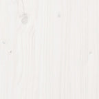 Barnsäng utan madrass vit 90x190 cm massiv furu