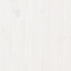 Barnsäng utan madrass vit 90x190 cm massiv furu