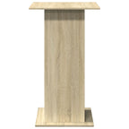 Barbord med förvaring sonoma-ek 60x60x102 cm konstruerat trä