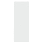 Barbord med ställ vit 90x40x103,5 cm konstruerat trä