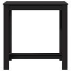 Barbord svart 102x50x103,5 cm konstruerat trä