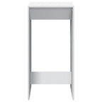 Barbord vit 51x50x103,5 cm konstruerat trä