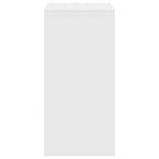 Barbord vit 51x50x103,5 cm konstruerat trä