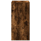 Barbord rökfärgad ek 51x50x103,5 cm konstruerat trä