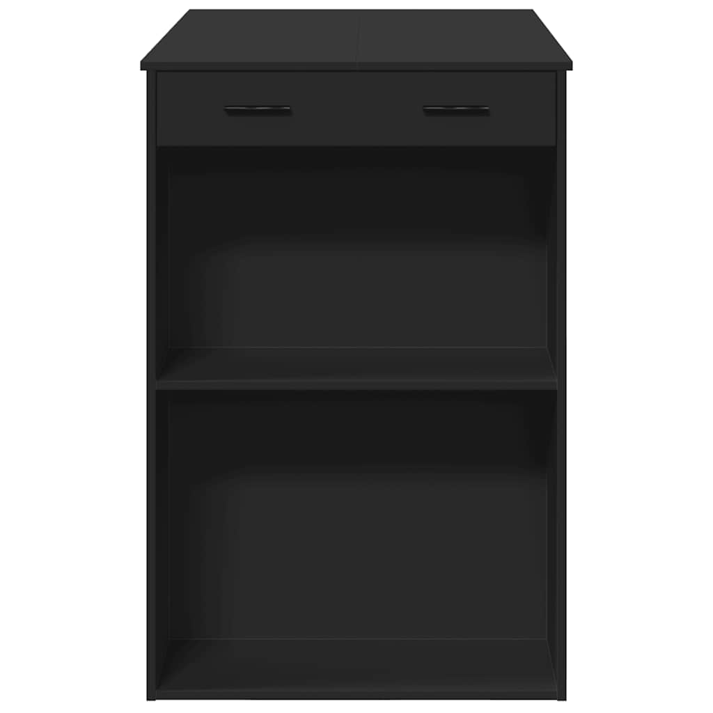 Jorvino - Barbord svart 102x70x103,5 cm konstruerat trä