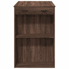 Menlivo - Barbord brun ek 102x70x103,5 cm konstruerat trä