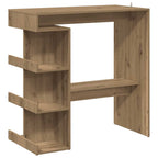 Barbord med hyllor artisan ek 100x48x101,5 cm