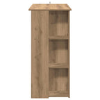 Barbord med hyllor artisan ek 102x50x103,5 cm konstruerat trä