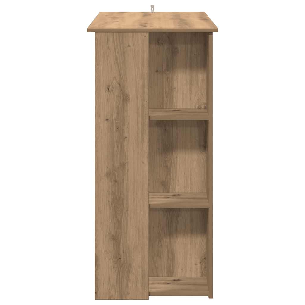 Barbord med hyllor artisan ek 102x50x103,5 cm konstruerat trä