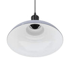 Timora - Taklampa höjdjusterbar E27 glansgrå Ø 31 cm metall