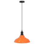 Javero - Taklampa höjdjusterbar E27 glans orange Ø 31 cm metall