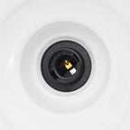 Lunevaro - Taklampa höjdjusterbar E27 glans röd Ø 31 cm metall