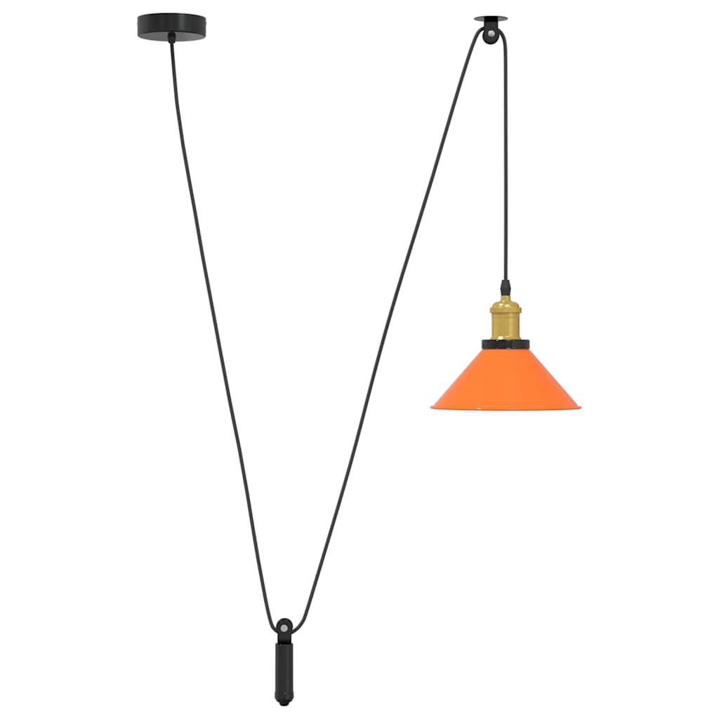 Merelli - Taklampa höjdjusterbar E27 glans orange Ø 22 cm metall