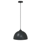 Caviera - Pendellampa 2 st höjdjusterbar E27 svart Ø 30 cm metall