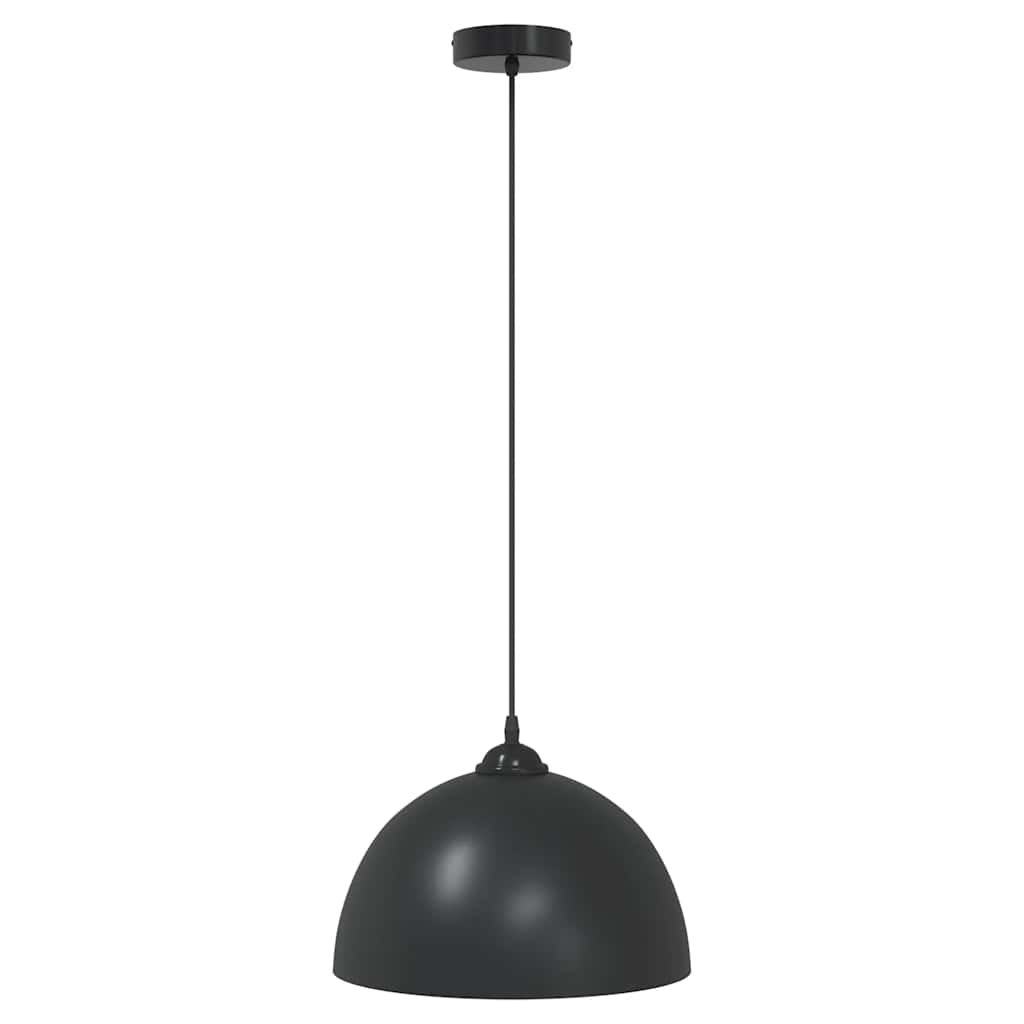 Caviera - Pendellampa 2 st höjdjusterbar E27 svart Ø 30 cm metall