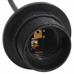 Lisvani - Pendellampa med 6 lamphållare E27 svart metall