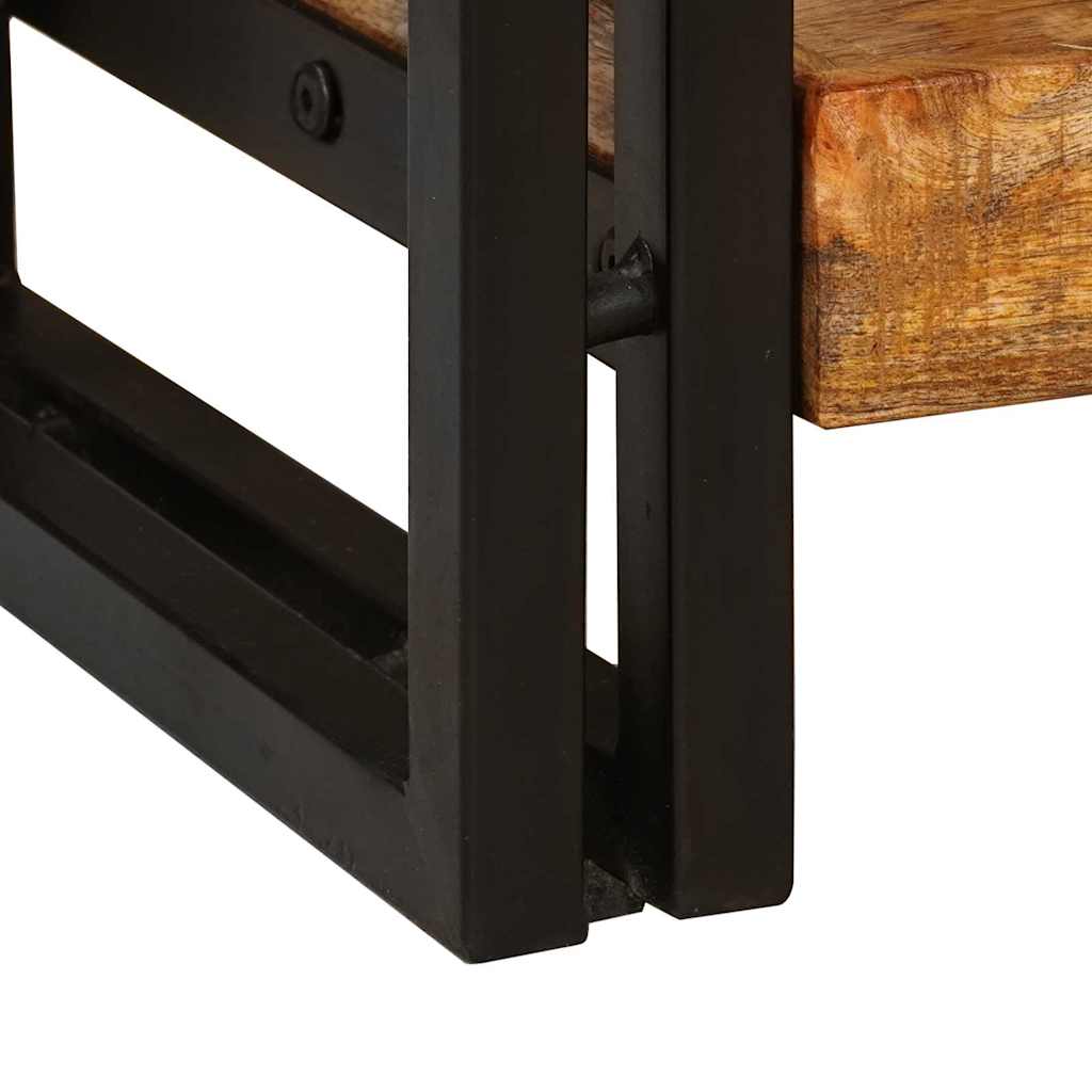 Norvesta - Konsolbord 2 pcs Brun 160 x 33 x 75 cm Massivt Mangoträ