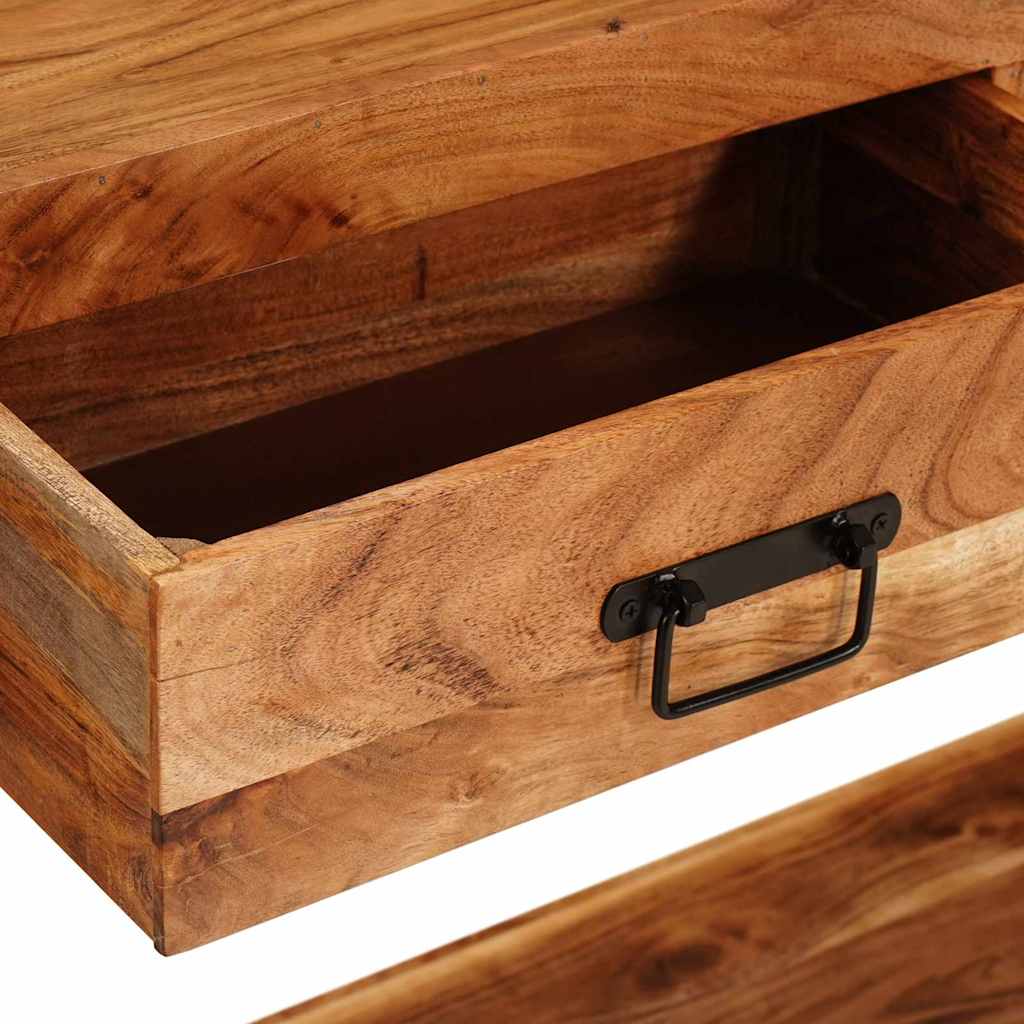 Fensaro - Konsolbord Övrigt 2 pcs Brun 200 x 33 x 75 cm Massivt akaciaträ