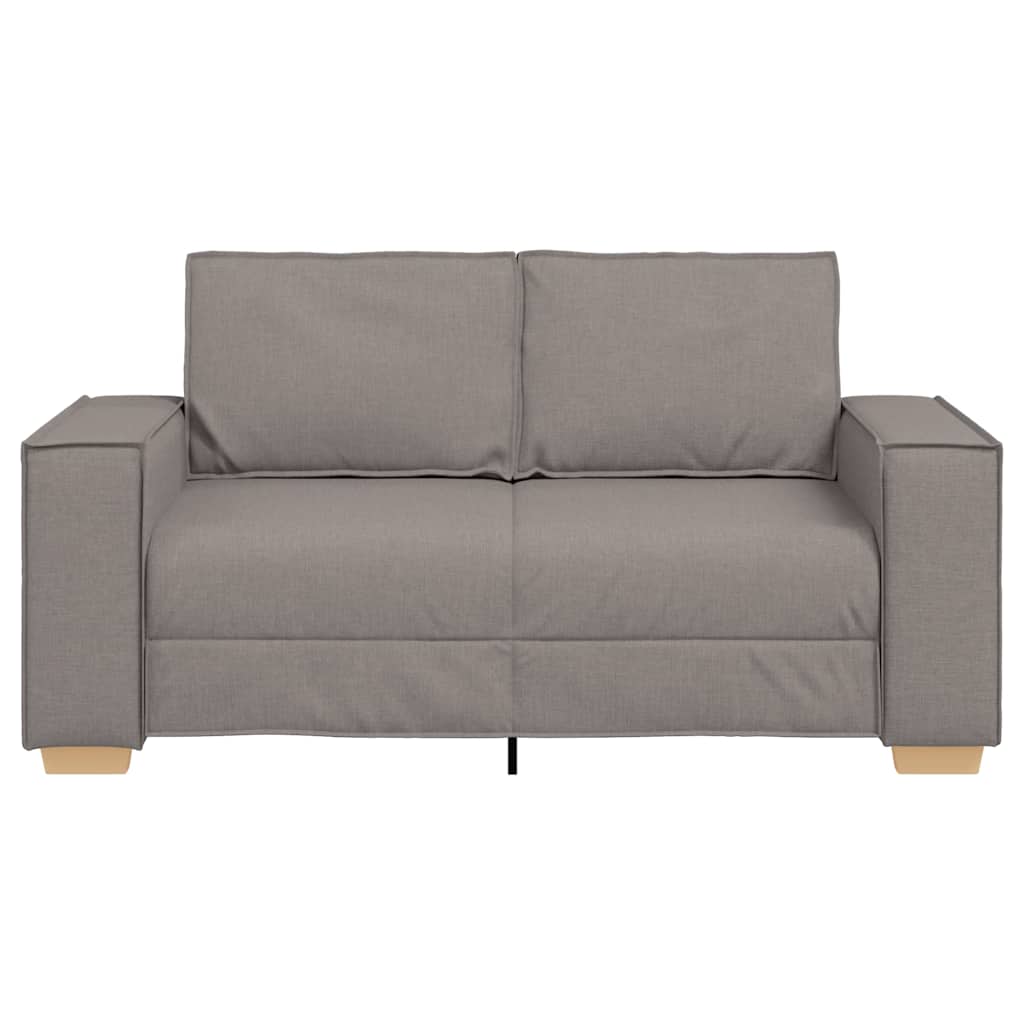 2-sitssoffa taupe 120 cm tyg