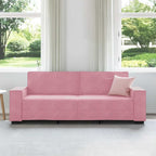 3-sitssoffa rosa 180 cm sammet