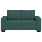 2-sitssoffa mörkgrön 120 cm tyg