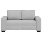 2-sitssoffa molngrå 120 cm tyg