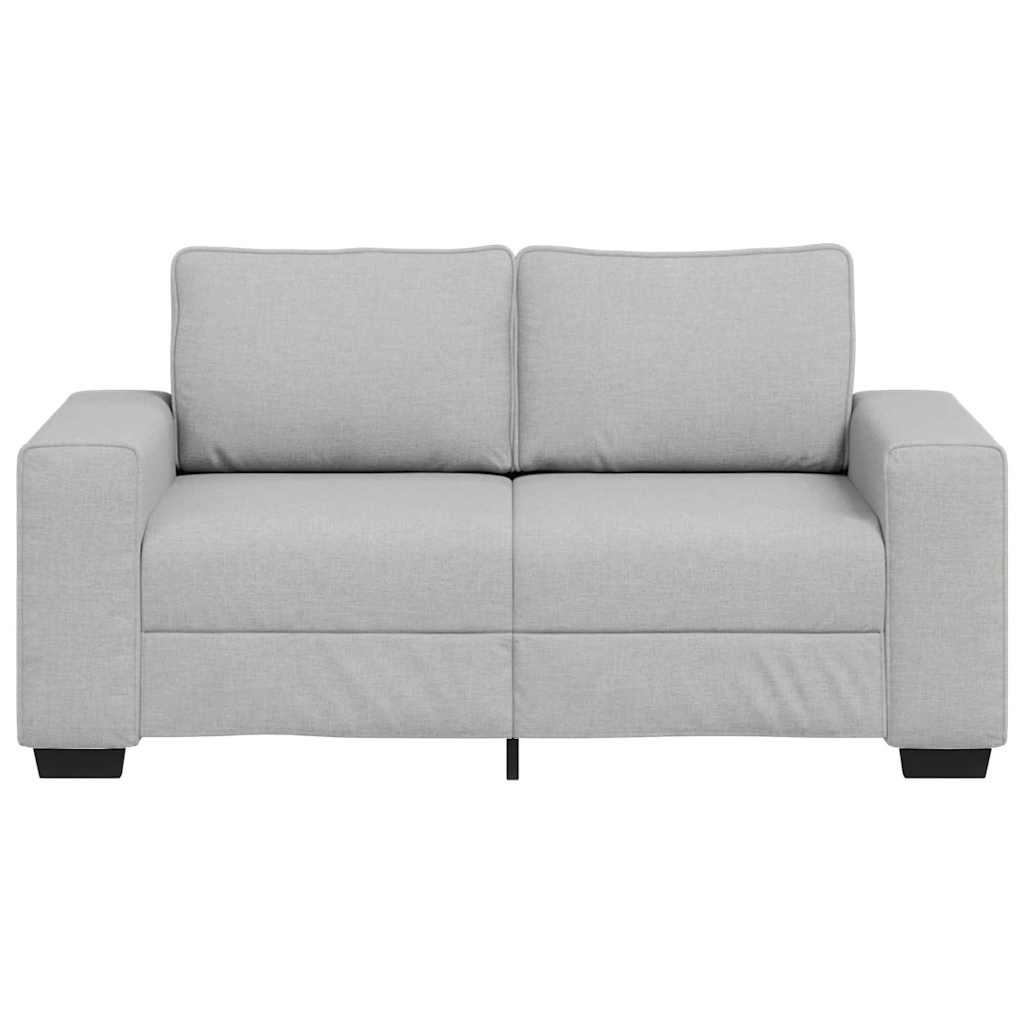 2-sitssoffa molngrå 120 cm tyg