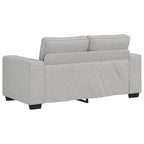 2-sitssoffa molngrå 120 cm tyg