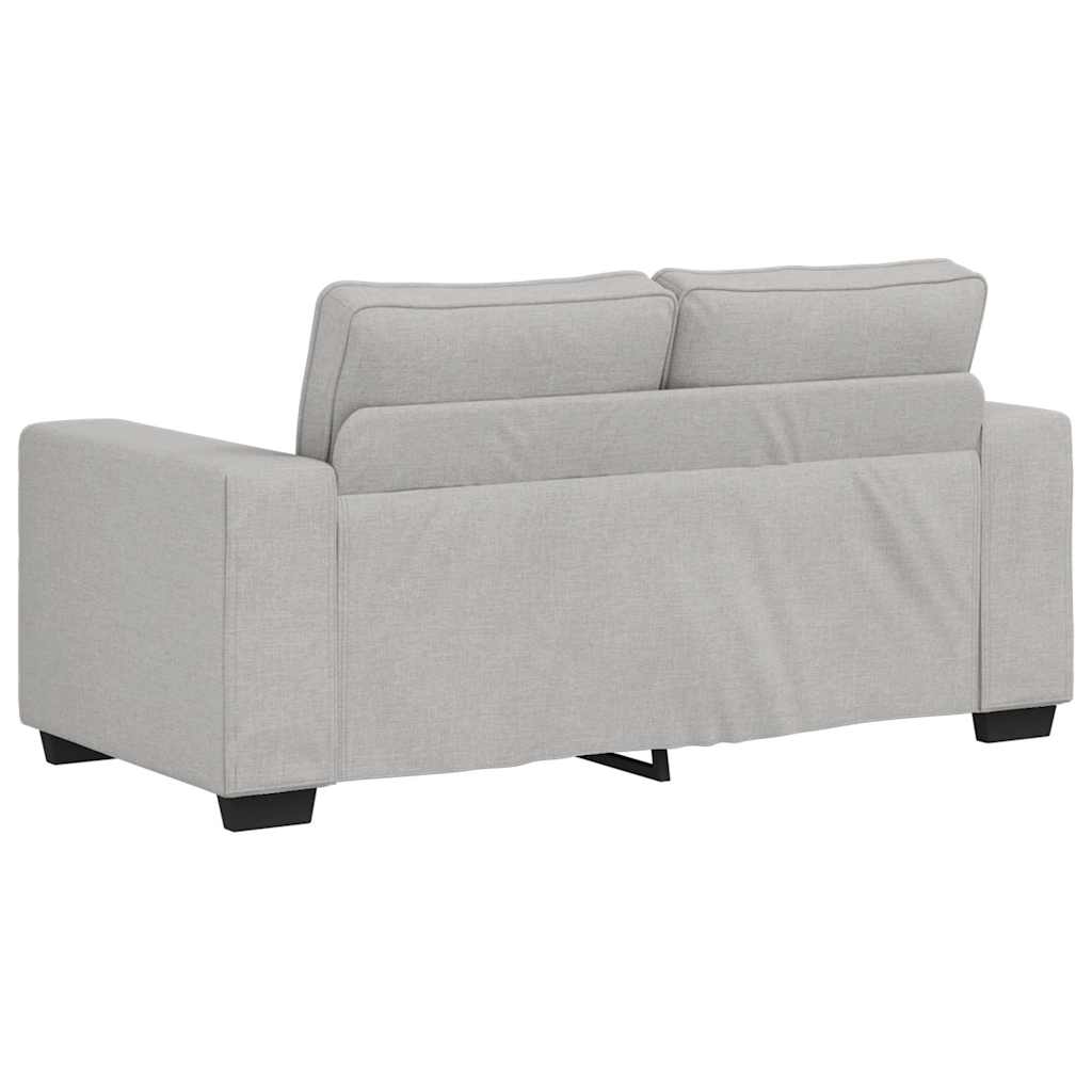 2-sitssoffa molngrå 120 cm tyg