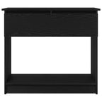 Avlastningsbord med lådor svart 85,5x38,5x74,5 cm
