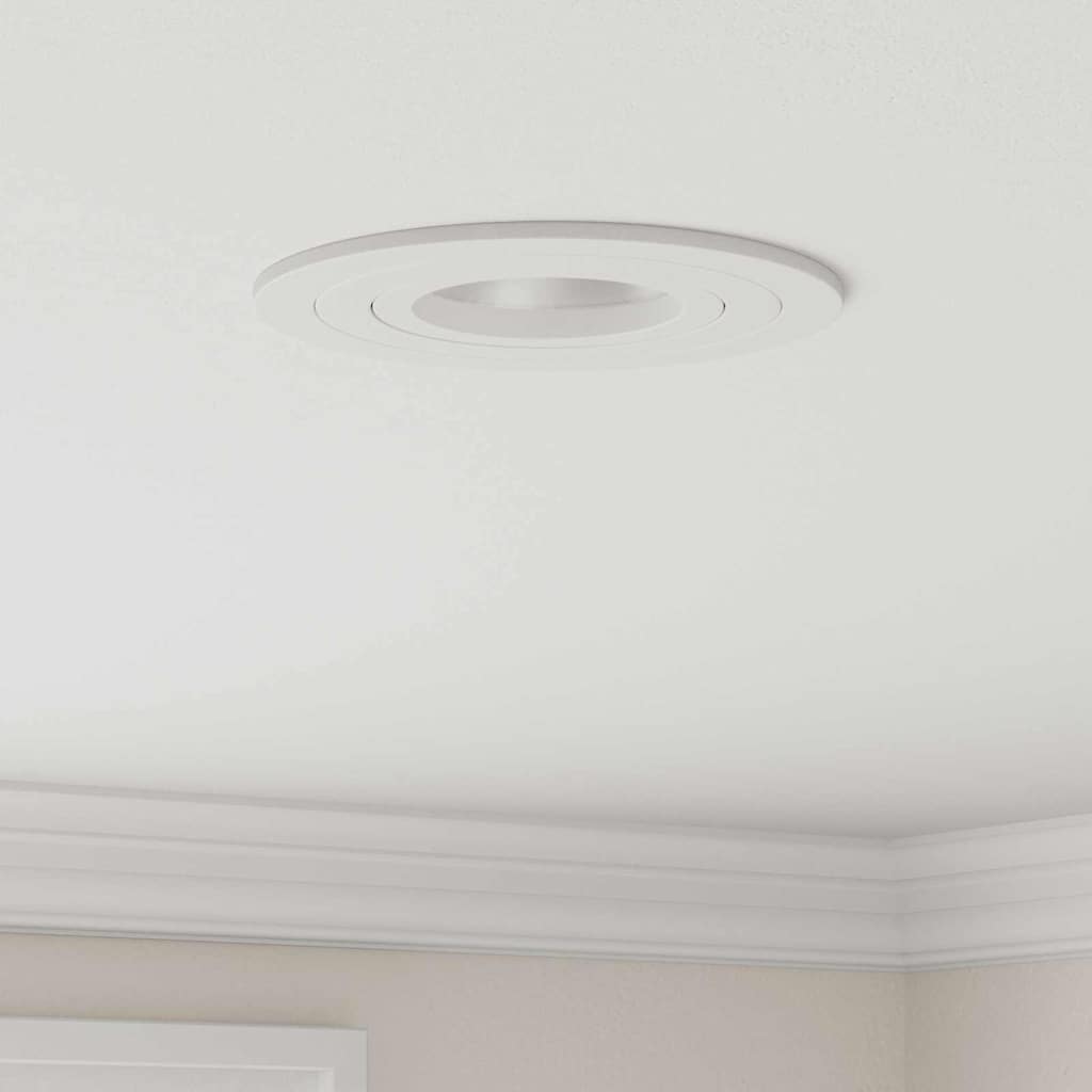 Molira - Spotlights med strålkastare 24 pcs Vit 9 x 9 x cm Aluminium