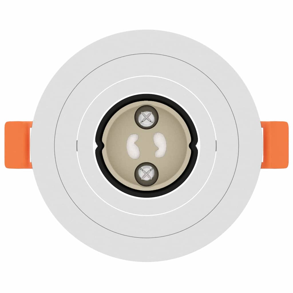 Molira - Spotlights med strålkastare 24 pcs Vit 9 x 9 x cm Aluminium