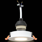 Molira - Spotlights med strålkastare 24 pcs Vit 9 x 9 x cm Aluminium