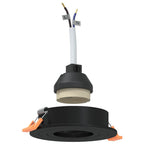 Lumaroa - Spotlights med strålkastare 24 pcs Svart 9 x 9 x cm Aluminium