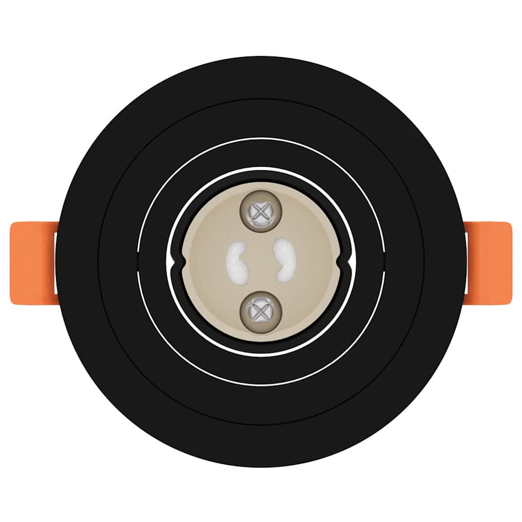 Lumaroa - Spotlights med strålkastare 24 pcs Svart 9 x 9 x cm Aluminium