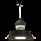 Lumaroa - Spotlights med strålkastare 24 pcs Svart 9 x 9 x cm Aluminium