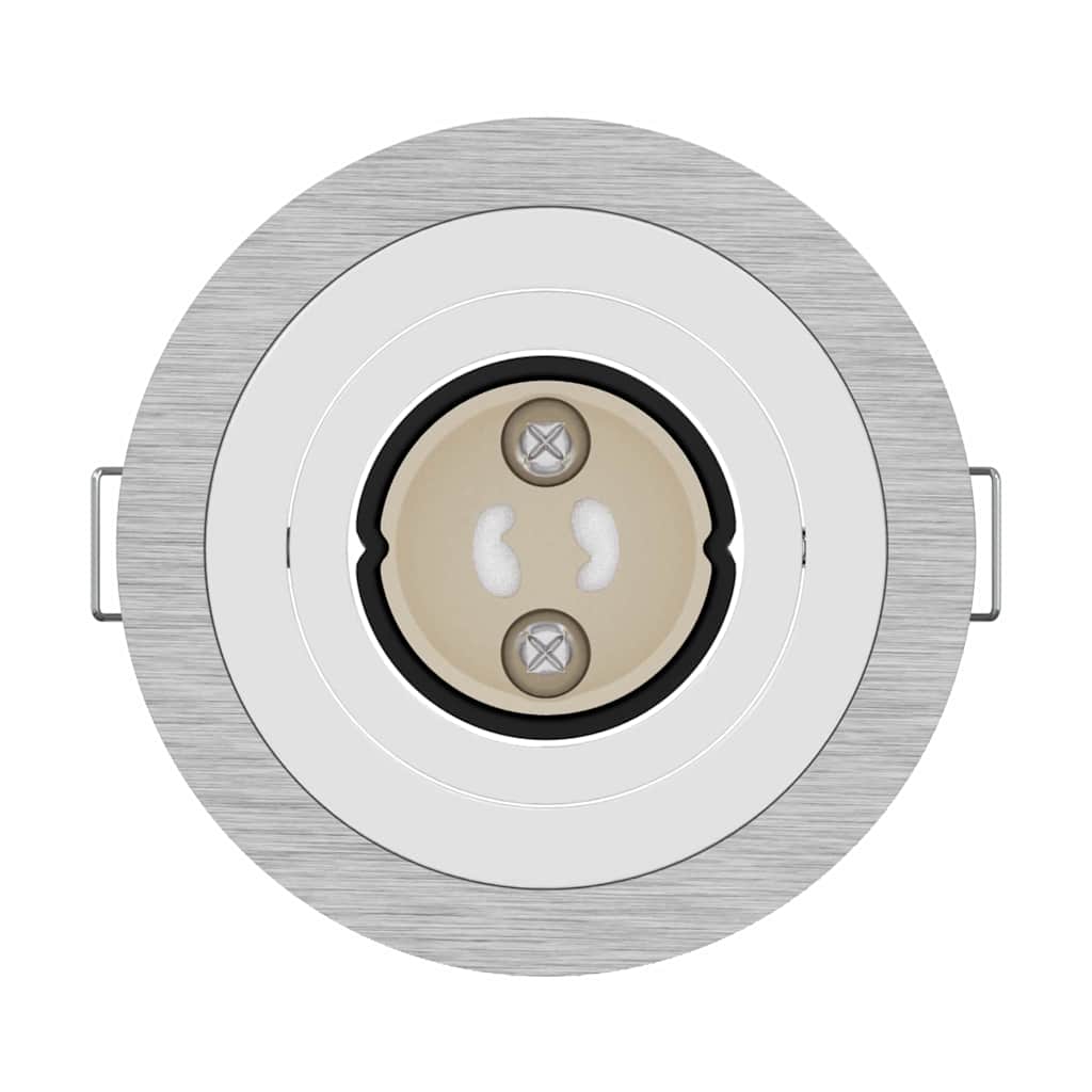 Averuno - Spotlights med strålkastare 6 pcs Silver 9 x 9 x cm Aluminium