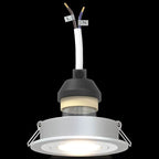 Solvani - Spotlights med strålkastare Silver 9 x 9 x cm Aluminium