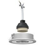 Traluxe - Spotlights med strålkastare 24 pcs Silver 9 x 9 x cm Aluminium