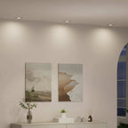 Torvella - Spotlights med strålkastare 6 pcs Vit 9 x 9 x cm Aluminium