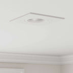 Evarin - Spotlights med strålkastare 24 pcs Vit 9 x 9 x cm Aluminium