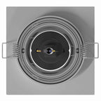 Olyssia - Spotlights med strålkastare 12 pcs Silver 9 x 9 x cm Aluminium