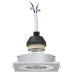 Linavox - Spotlights med strålkastare 24 pcs Silver 9 x 9 x cm Aluminium