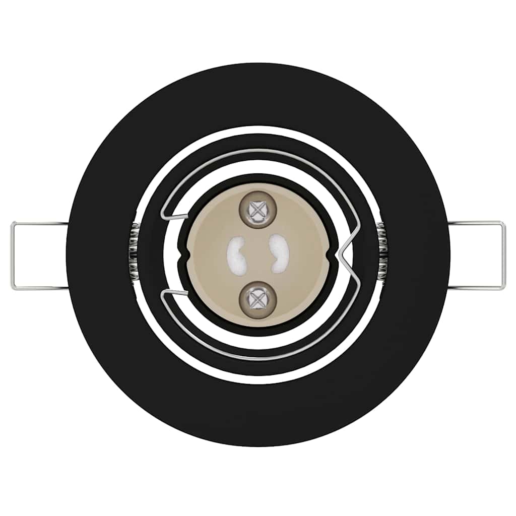 Paluni - Spotlights med strålkastare 24 pcs Svart 9 x 9 cm Metall