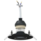 Paluni - Spotlights med strålkastare 24 pcs Svart 9 x 9 cm Metall