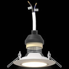 Dorello - Spotlights med strålkastare 6 pcs Vit 9 x 9 cm Metall