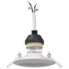 Dorello - Spotlights med strålkastare 6 pcs Vit 9 x 9 cm Metall