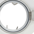 Aerivo - Spotlights med strålkastare 12 pcs Vit 9 x 9 cm Metall