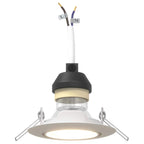 Aerivo - Spotlights med strålkastare 12 pcs Vit 9 x 9 cm Metall