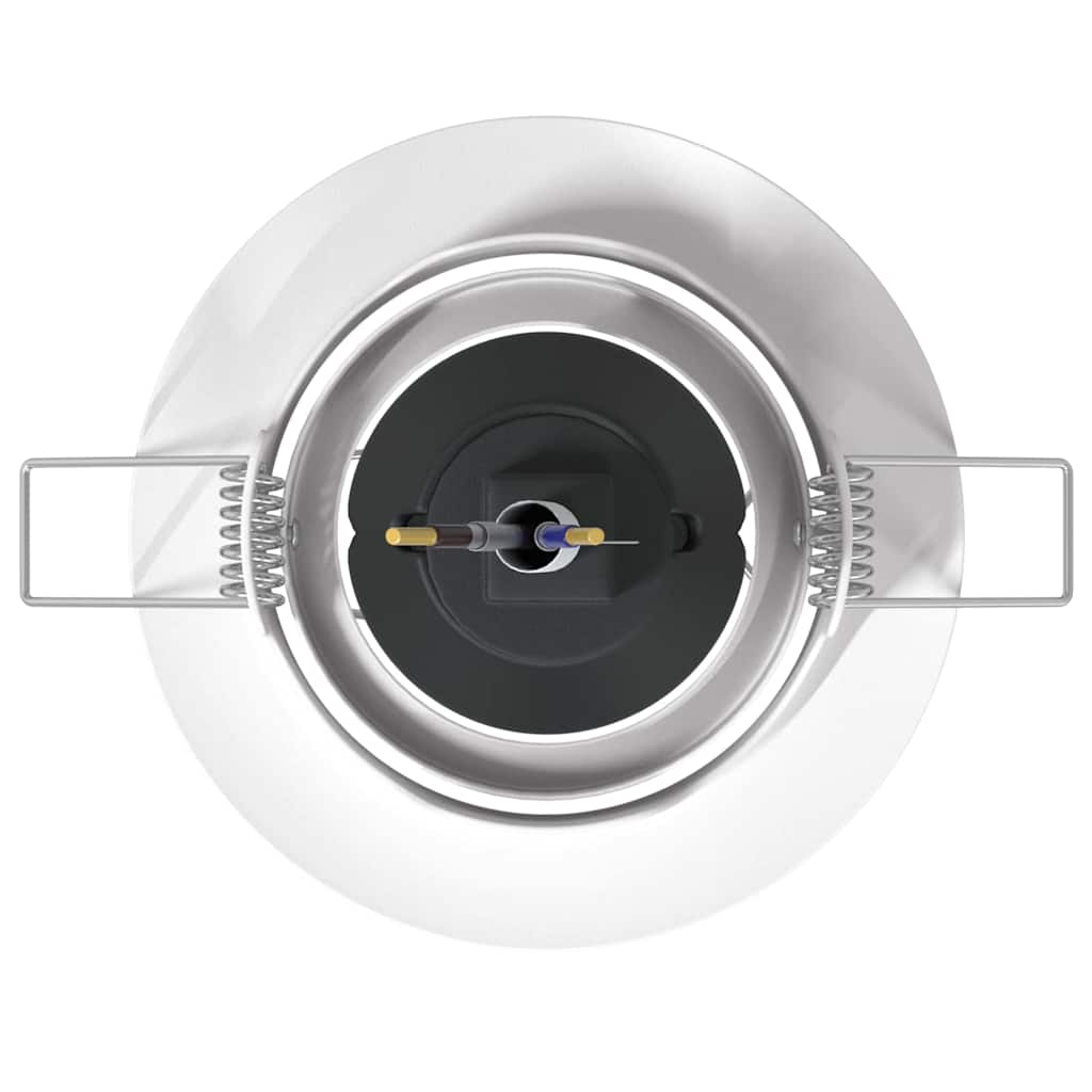 Aerivo - Spotlights med strålkastare 12 pcs Vit 9 x 9 cm Metall